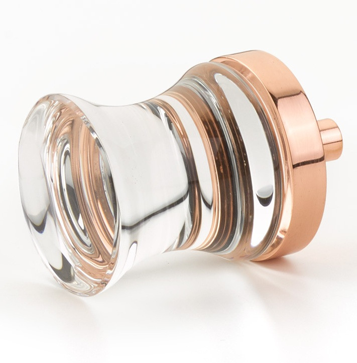 Schaub City Lights 76 Series 1-1/8" Diameter Concave Glass Cabinet Knobs