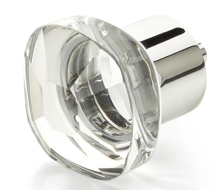  Schaub City Lights 61 Series 1-1/4" Soft Square Glass Cabinet Knobs 