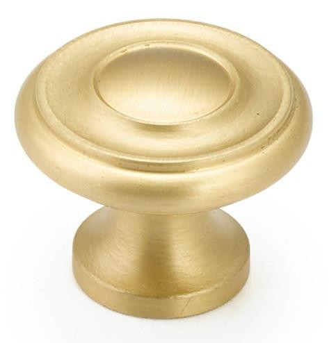  Schaub Colonial and Traditional 1-1/4" Diameter Stepped Round Knobs 