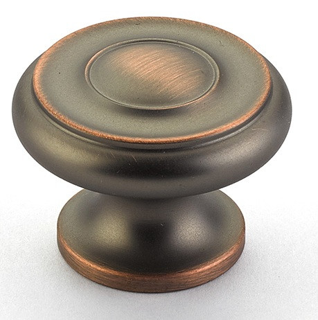 Schaub Colonial and Traditional 1-1/2" Diameter Stepped Round Knobs