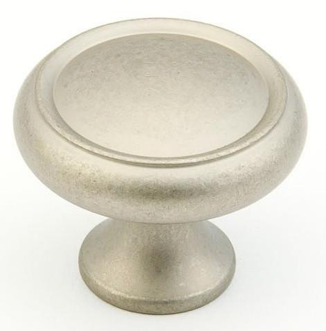 Schaub Country and Traditional 1-1/4" Diameter Rimmed Round Knobs 