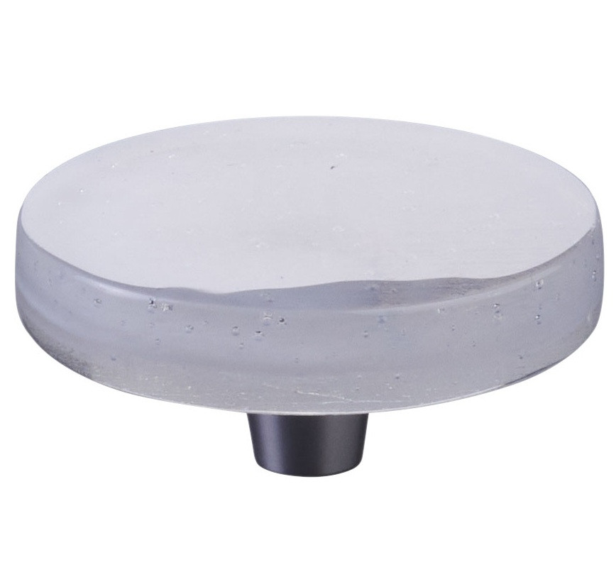 Schaub Fused Glass Large Round 2-1/2" Diameter Cabinet Knobs , 1-1/8"Projection