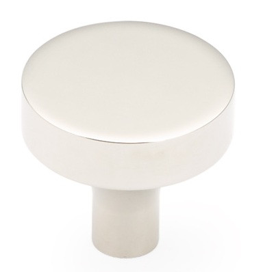 Schaub Haniburton Round Knob with Stem Base, 1-1/4" diameter