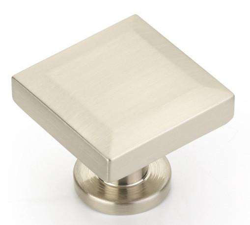  Schaub Heathrow Square Knobs 1-1/4" Diameter 