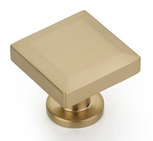  Schaub Heathrow Square Knobs 1-1/4" Diameter 