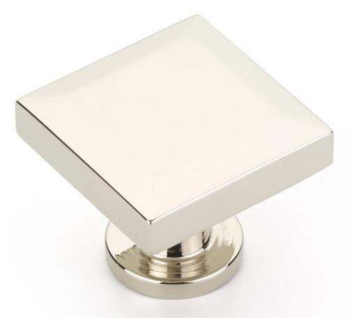  Schaub Heathrow Square Knobs 1-1/4" Diameter 