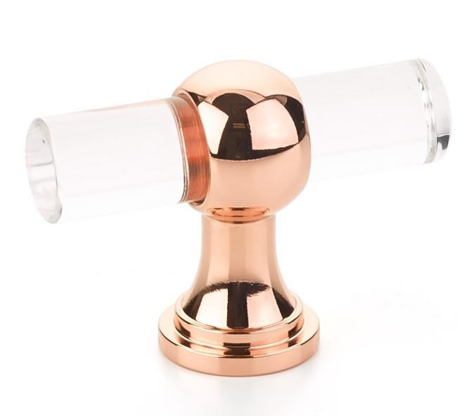  Schaub Lumiere Transitional Tee Knobs 2" Overall Length 