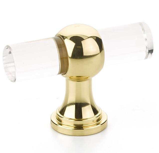  Schaub Lumiere Transitional Tee Knobs 2" Overall Length 