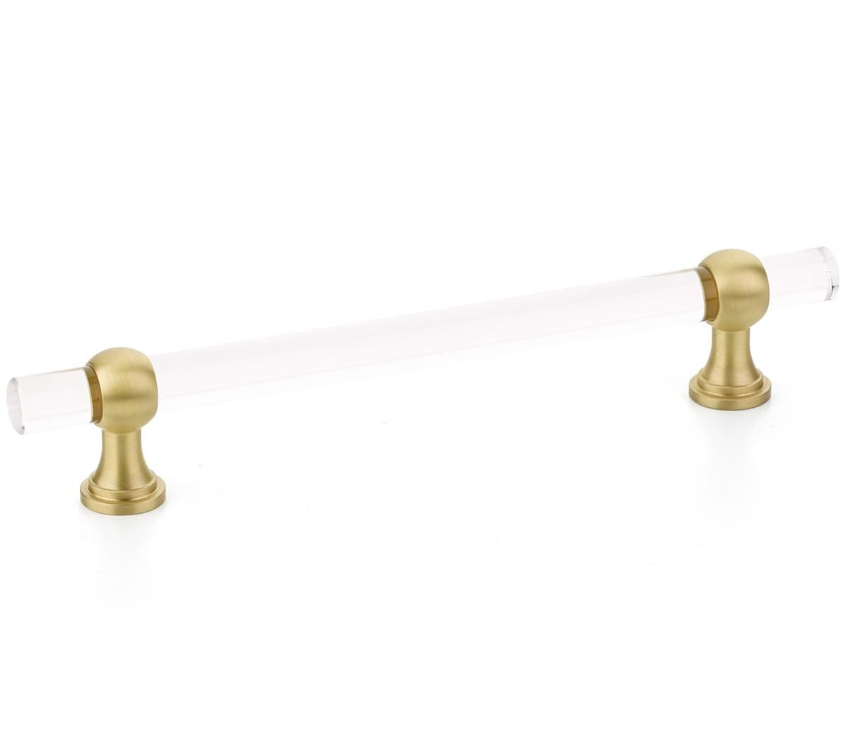  Schaub Lumiere Transitional Acrylic Pull, 6" Center to Center 