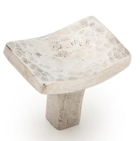  Schaub Martello Rectangular Knob 1-3/4" x 1-1/8" diameter, Natural - Unlacquered Living Finish 