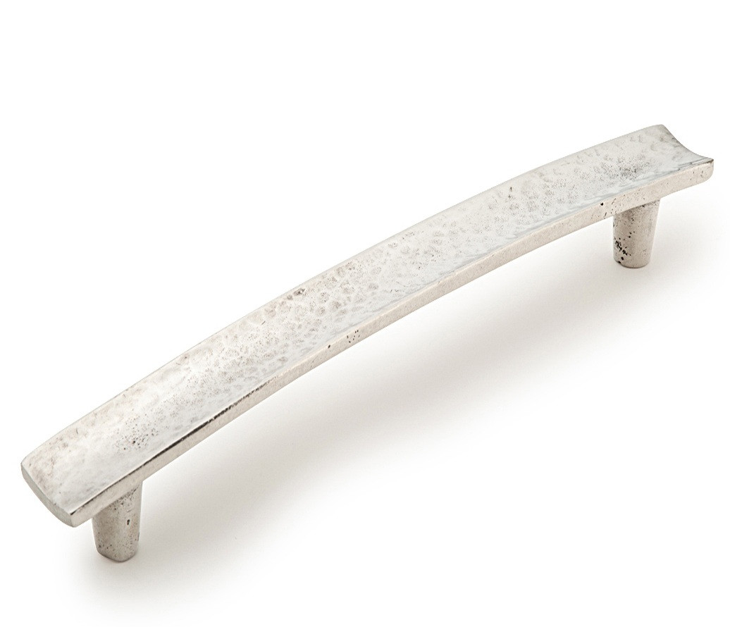 Schaub Martello, Pull, Square End Arched, 8-13/16" 224 mm center to center, Natural - Unlacquered Living Finish