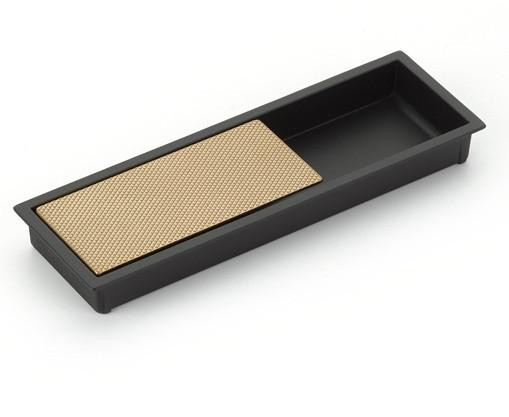  Schaub MODO, Recessed Pull, 6-1/4" x 2" Overall Base Dimensions: 6-1/8" x 1-7/8" 
