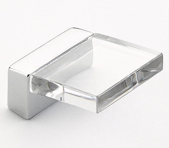 Schaub Positano Square Finger Pull 1/2" Center to Center 1-1/4" Overall Width