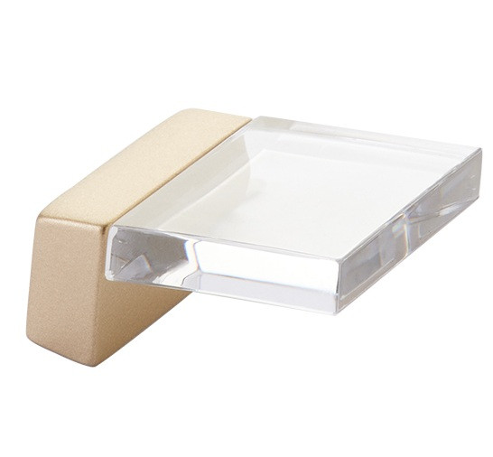 Schaub Positano Square Finger Pull 1/2" Center to Center 1-1/4" Overall Width