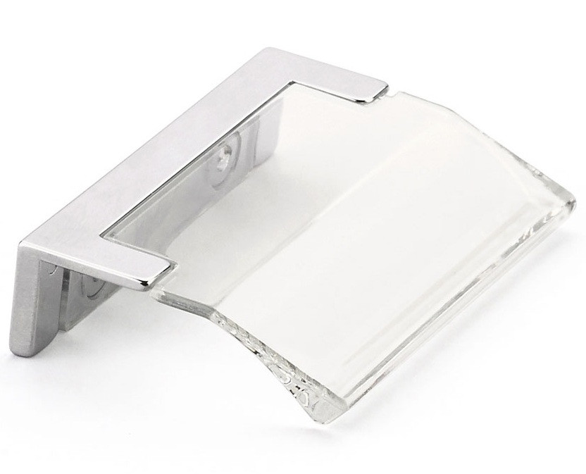 Schaub Positano Edge Pull 1-1/4" Center to Center 2-1/2" Overall Width