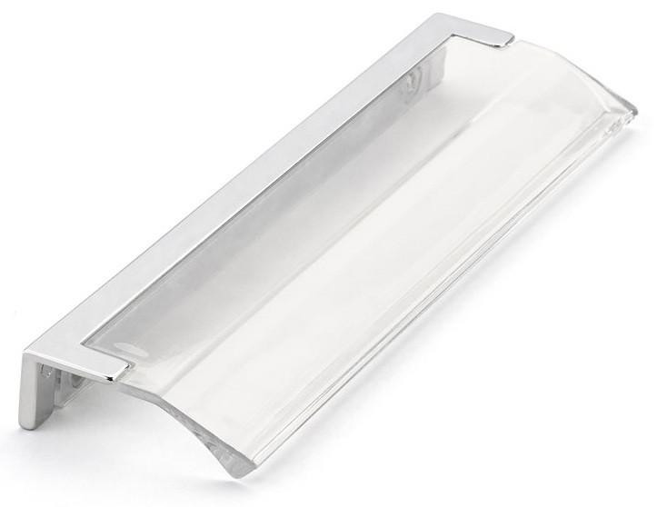  Schaub Positano Edge Pull 5-1/16" Center to Center 6-1/4" Overall Width 