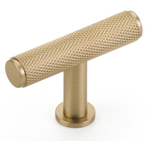  Schaub Pub House Knurled Tee Knobs Bar Style 2" Overall Length 