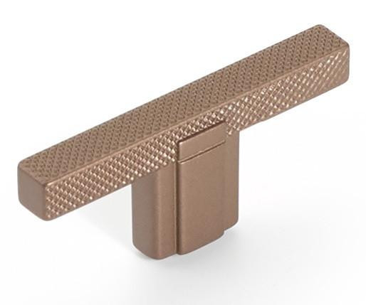  Schaub Quadrato Knurled Tee Knobs Square Bar Style 2-1/2" Overall Length 