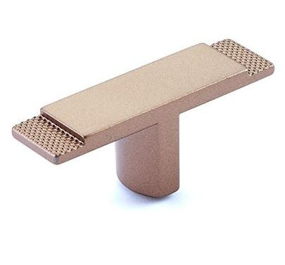  Schaub Quadrato Wide Faced Knurled Tee Knobs Square Bar Style 2-1/2" Overall Length 