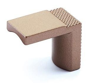  Schaub Quadrato Wide Finger Pull / Knob Smooth and Knurled Combination 