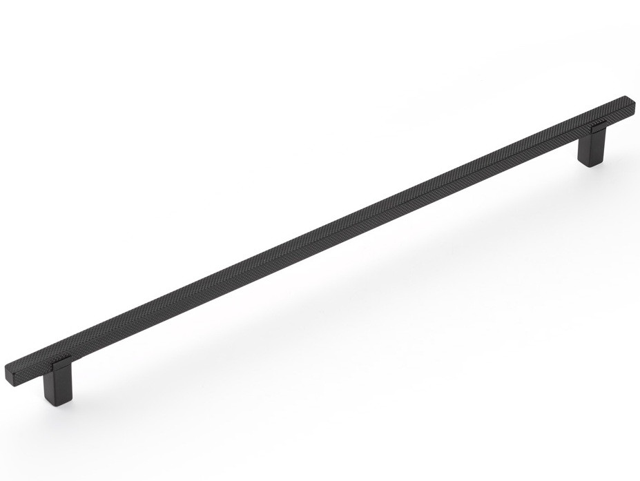 Schaub Quadrato Knurled Pull Bar Style Square  12-39/64" (320mm) Center to Center