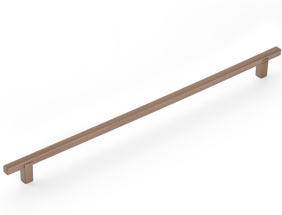 Schaub Quadrato Knurled Pull Bar Style Square  12-39/64" (320mm) Center to Center