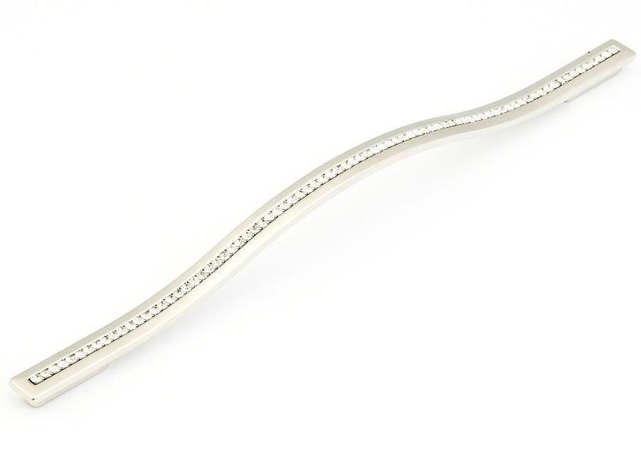  Schaub Skyevale Arch Pull with Crystals  288/320mm Center to Center 