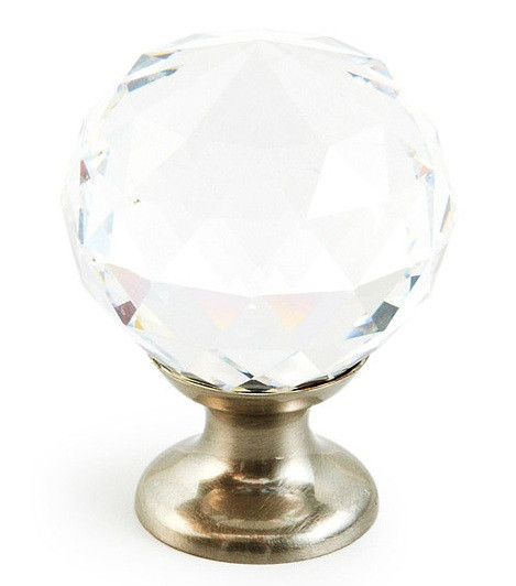 Schaub Stargaze 70 Series 1-1/8" Diameter Faceted Round Crystal Cabinet Knobs