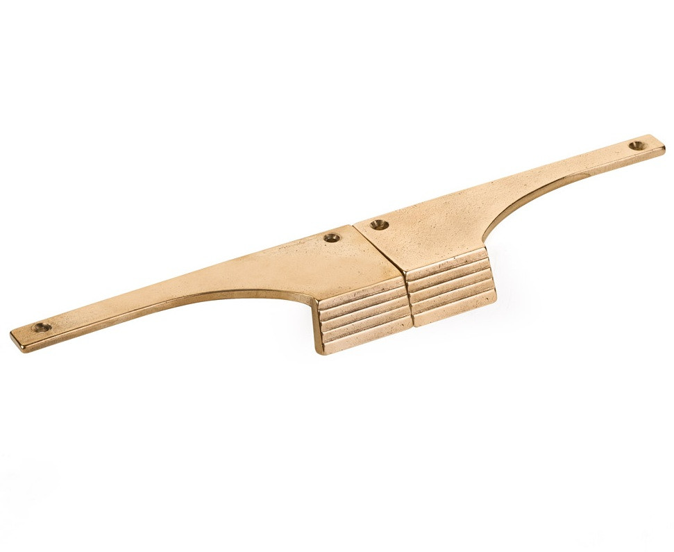 Schaub Stradella Pair of Edge Pull 5"Center to Center Overall width is 12" Cast Bronze material