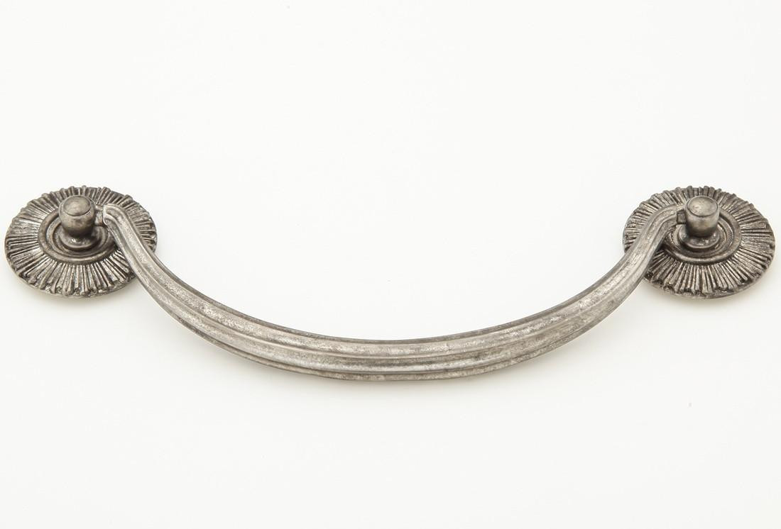 Hickory Hardware Schaub Symphony,Sunburst,Bail Pull with Rosettes, 5-1/2"cc 