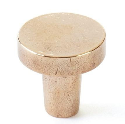  Schaub Turno Round Flat Top Knobs 1-1/4" Diameter Cast Bronze Material 