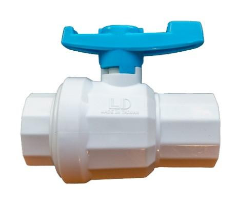  Aqualine Schedule 40 PVC Threaded Ball Valves 1/2" thru 4" 