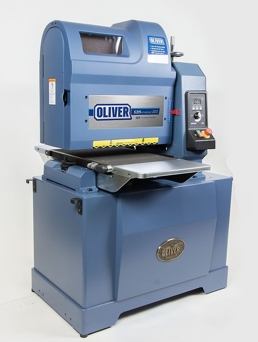 Oliver 15" Open-Ended Wide-Belt 16"x48" Belt Sander WITH CLOSED STAND