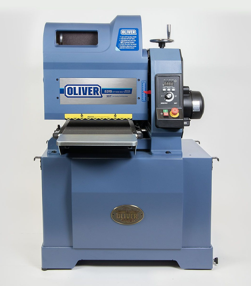 Oliver 15" Open-Ended Wide-Belt 16"x48" Belt Sander WITH CLOSED STAND