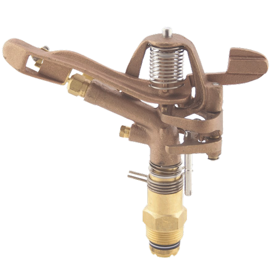 AQUALINE I100A 1" Bearing PART/FULL CIRCLE Brass Impact Head