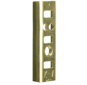  Knape & Vogt 255 Brass Shelf Standards 12" thru 84" 