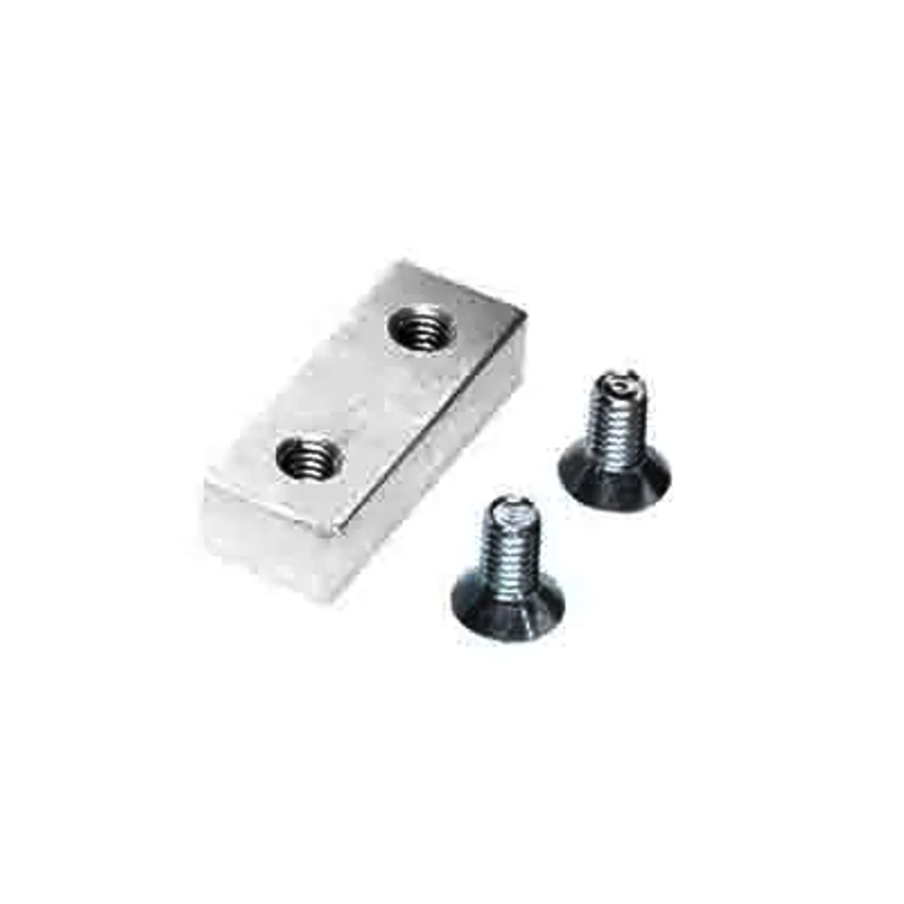 Aluminum End Stop (1 stop + 2 screws)