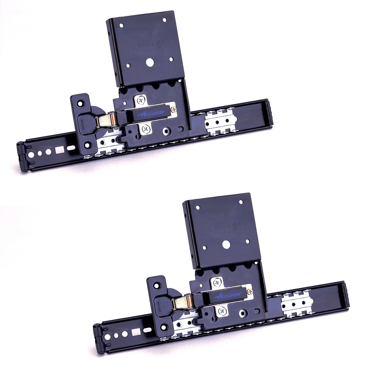 Accuride CB123 Flipper Door Slides with Clip On Hinges 12" - 28"