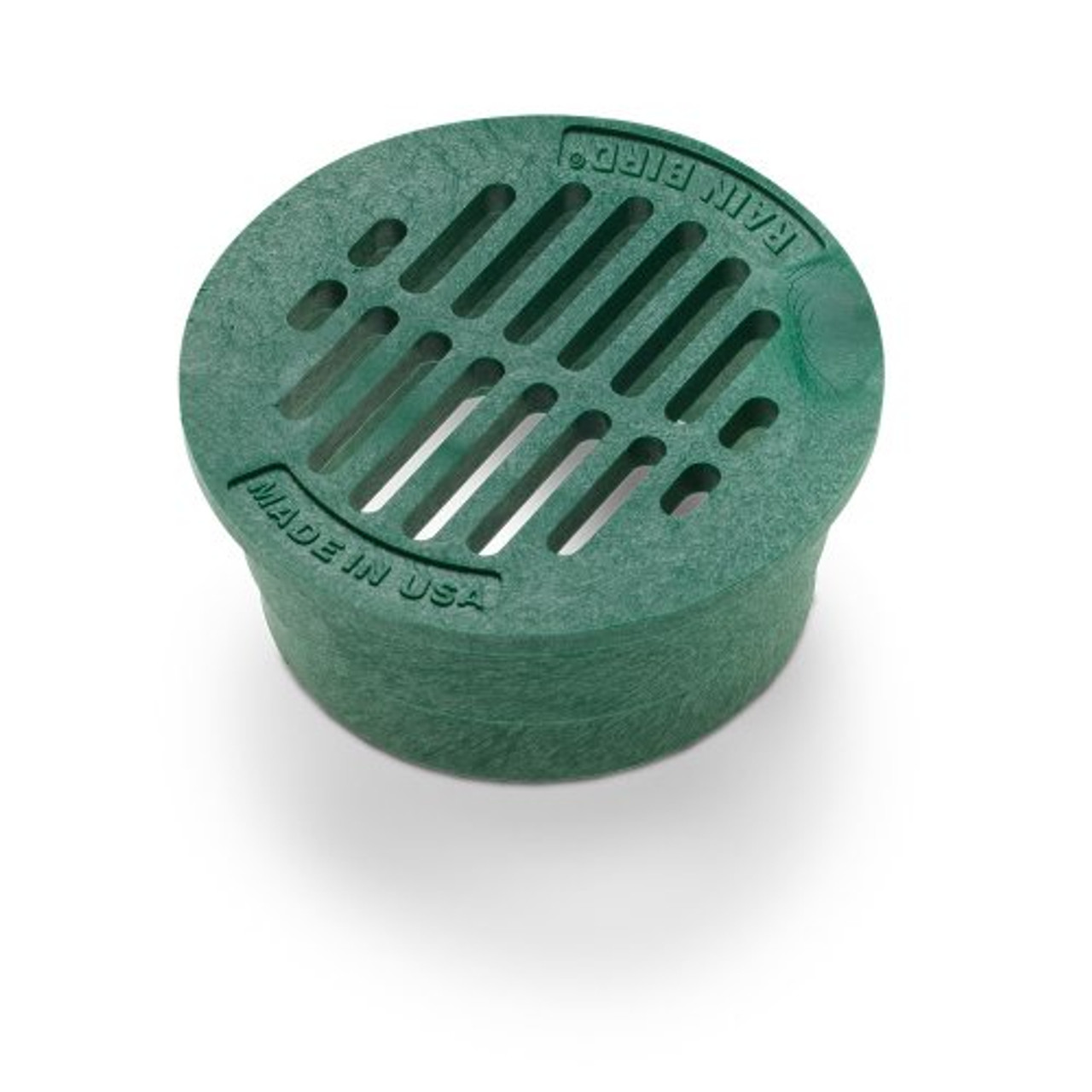 RainBird DG3RFG - 3 inch Plastic Round Flat Drainage Grate - Green