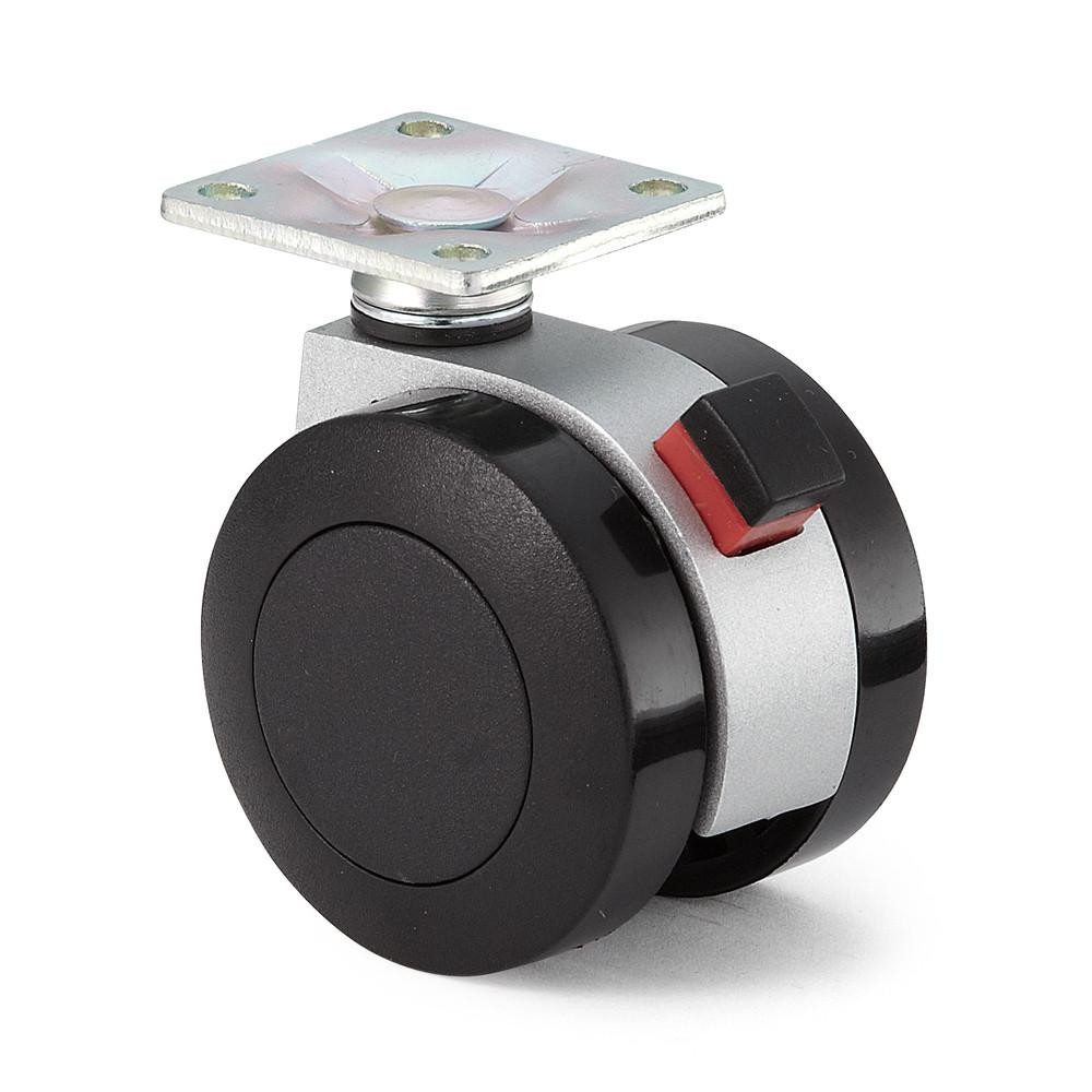  Sugatsune FA-45-PS,P TWIN WHEEL CASTER (PLATE TYPE) 