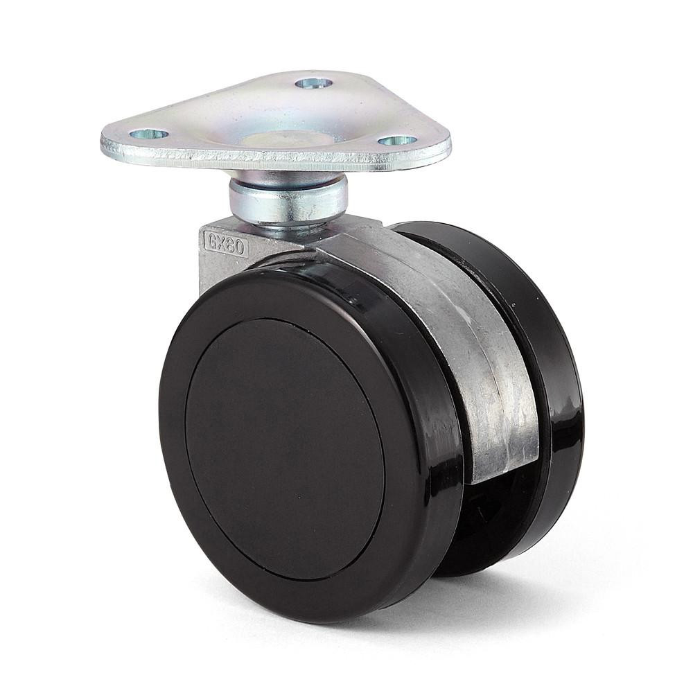  Sugatsune GX-60-PS, GX-60-P TWIN WHEEL CASTER (PLATE TYPE) 