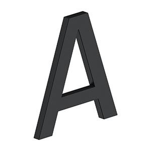  Deltana Hardware 4" LETTER E SERIES WITH RISERS, STAINLESS STEEL MATERIAL 