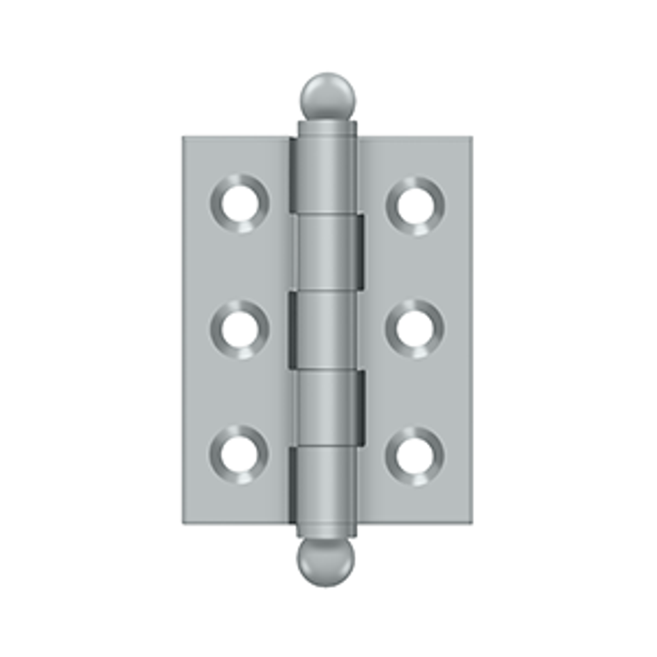 Deltana CH2015 SERIES SOLID BRASS 2" X 1-1/2" CABINET HINGES WITH BALL TIPS