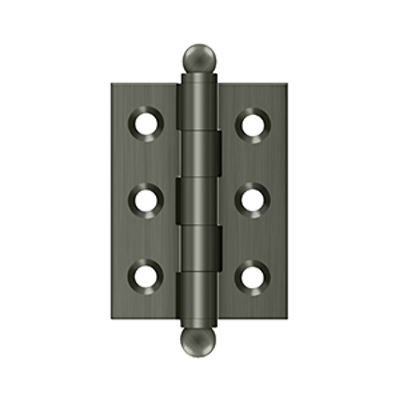 Deltana CH2015 SERIES SOLID BRASS 2" X 1-1/2" CABINET HINGES WITH BALL TIPS