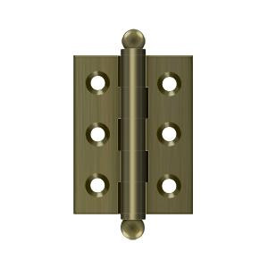 Deltana Hardware Deltana CH2015 SERIES SOLID BRASS 2" X 1-1/2" CABINET HINGES WITH BALL TIPS 