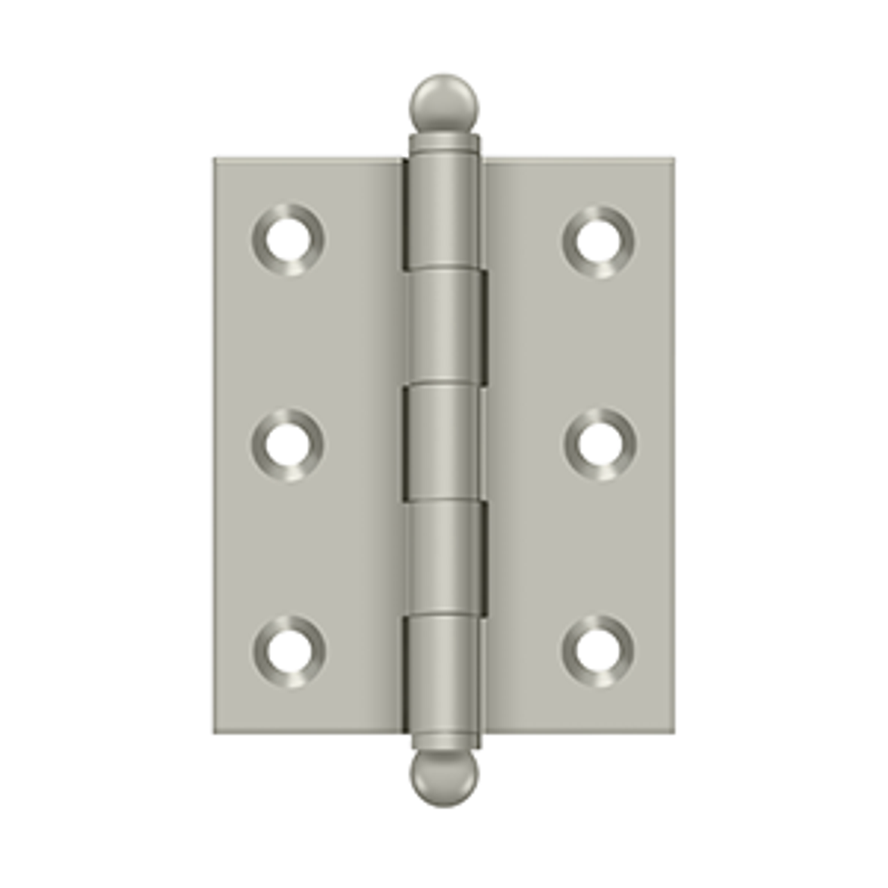 Deltana CH2520 SERIES SOLID BRASS 2-1/2" X 2" CABINET HINGES WITH BALL TIPS