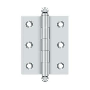 Deltana Hardware Deltana CH2520 SERIES SOLID BRASS 2-1/2" X 2" CABINET HINGES WITH BALL TIPS 