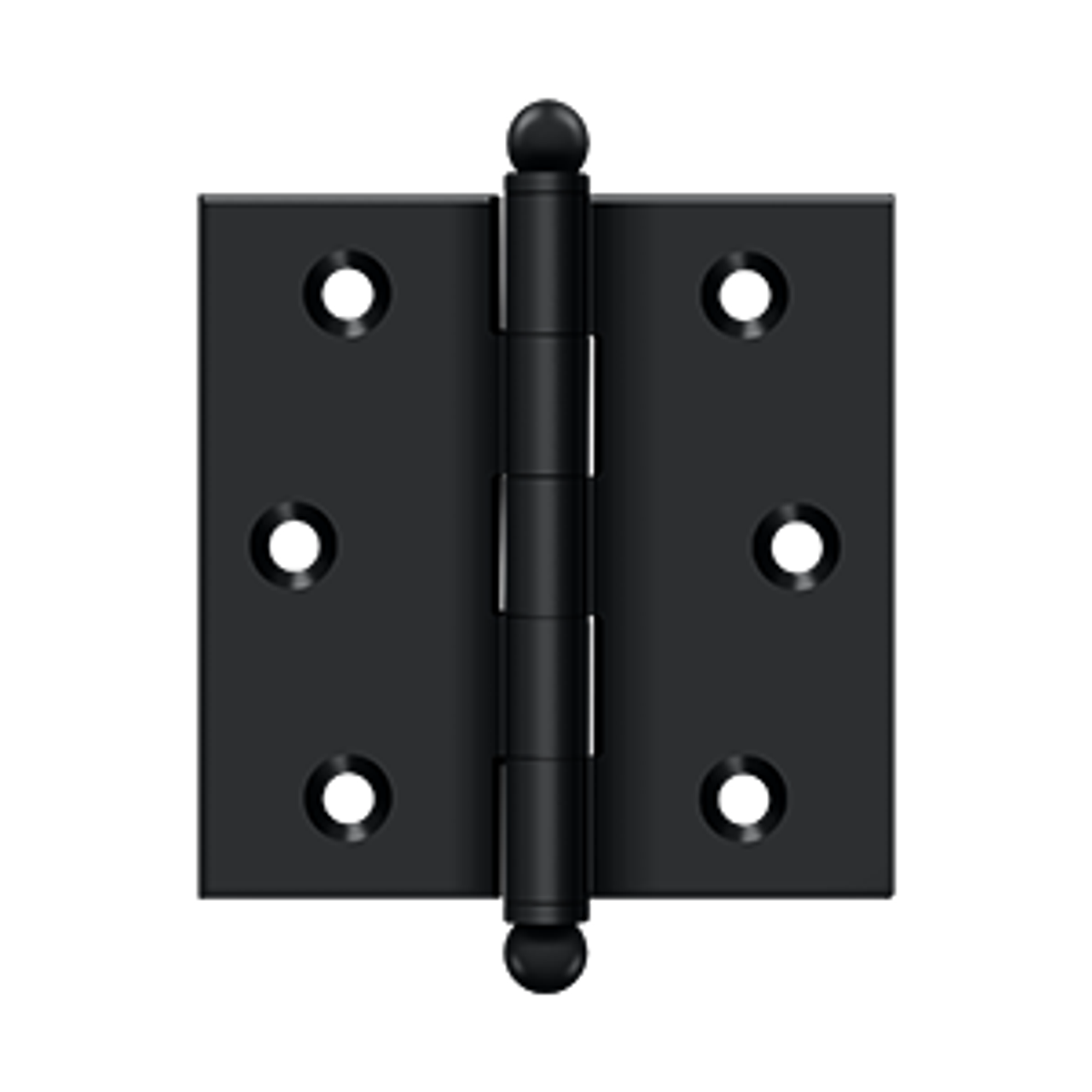 Deltana CH2525 SERIES SOLID BRASS 2-1/2" X 2-1/2" CABINET HINGES WITH BALL TIPS