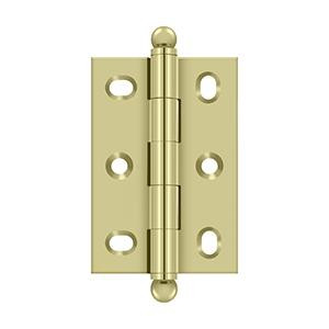 Deltana Hardware Deltana CHA2517 SERIES SOLID BRASS 2-1/2" X 1-3/4" ADJUSTABLE CABINET HINGES WITH BALL TIPS 