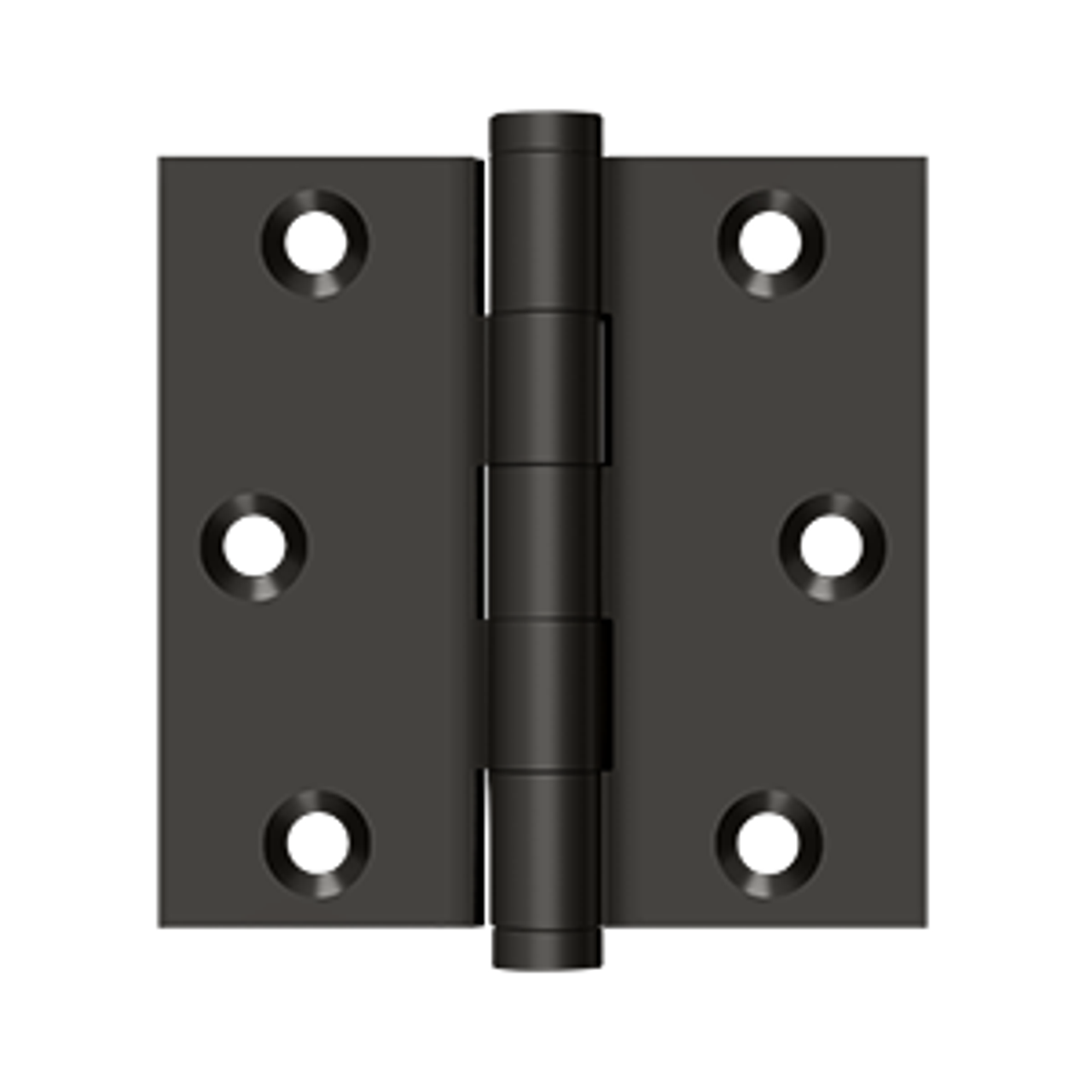 Deltana DSB3 SERIES SOLID BRASS 3" X 3" SQUARE HINGE